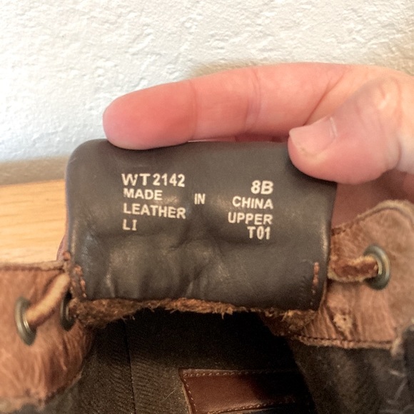 Genuine Brown Leather Ralph Lauren Polo Sport Boots - Picture 7 of 8